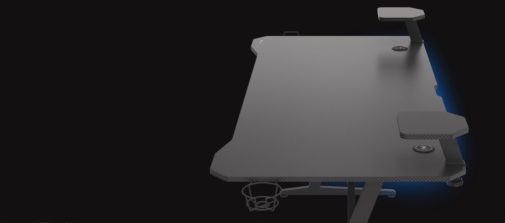 Herný stôl Genesis HOLM 510 RGB čierny Genesis HOLM 510 RGB