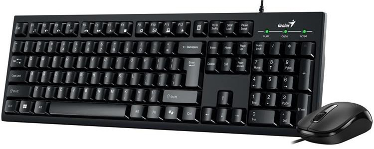 Klávesnica s myšou Genius KM-100SE, Copilot, USB, CZ+SK layout čierny Klávesnica s myšou Genius KM-100SE, Copilot, USB, CZ+SK layout čierny