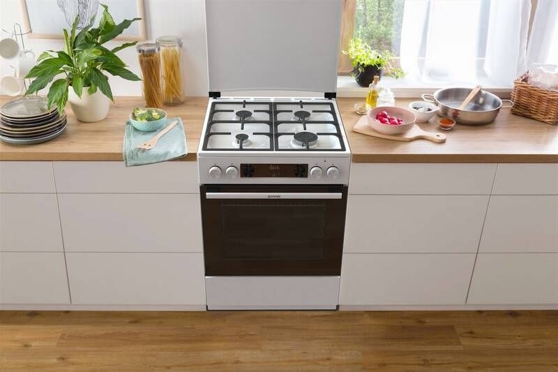 Kombinovaný sporák Gorenje G600 GK6C5WF biely