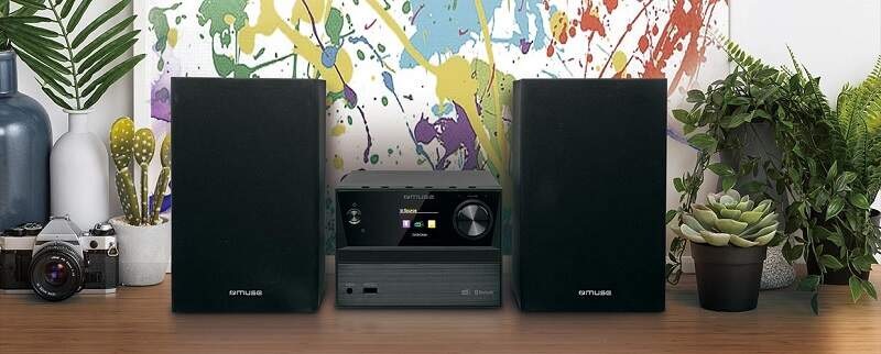 Mikro HiFi systém MUSE M-70DBT čierny Mikro HiFi systém MUSE M-70DBT čierny