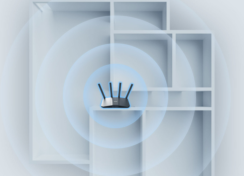 Router Asus RT-BE82U WiFi 7 Extendable, AiMesh čierny Asus RT-BE82U je kompatibilný s technológiou AiMesh