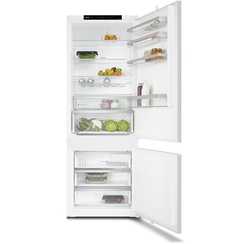 Chladnička komb. Miele XXL KFN 7913 E je vstavaný model vhodný do moderných kuchýň
