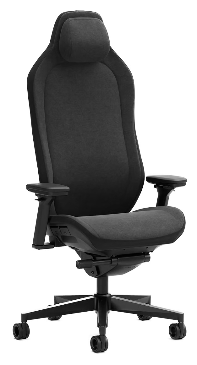 Herná stolička FRACTAL DESIGN Refine 2 Fabric Dark čierna Herná stolička FRACTAL DESIGN Refine 2 Fabric Dark v tmavom látkovom prevedení s hlavovou opierkou a podrúčkami