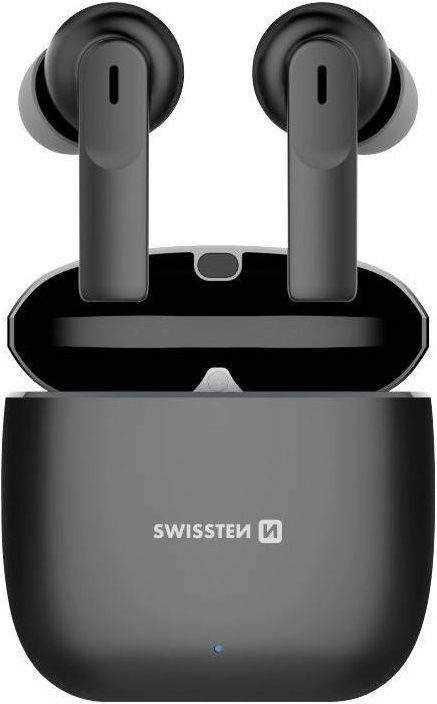 Slúchadlá Swissten Alupods II čierna Swissten Alupods II
