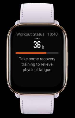 Inteligentné hodinky Amazfit Active fialové