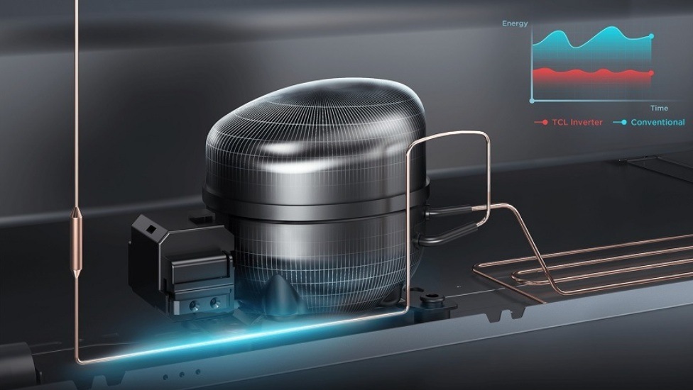 Americká chladnička TCL RP505SWE1 biela Americká chladnička TCL RP505SWE1 biela
