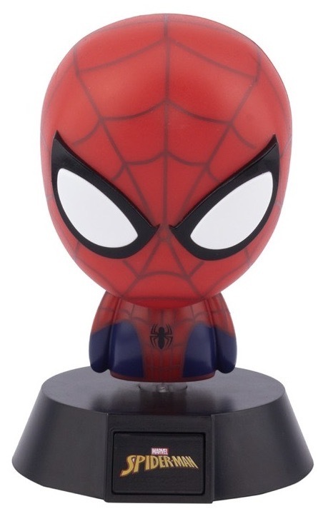 Dekoratívne LED Paladone Icon Light Spiderman čierne/červené