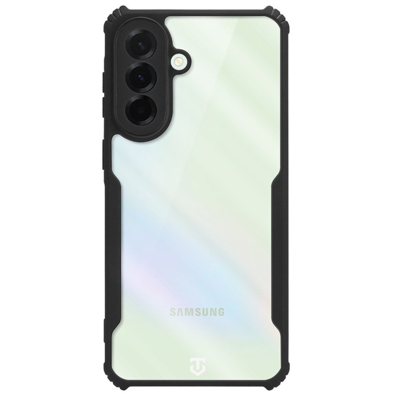 Kryt na mobil Tactical Quantum Stealth na Samsung Galaxy A37 - čierny/priehľadný