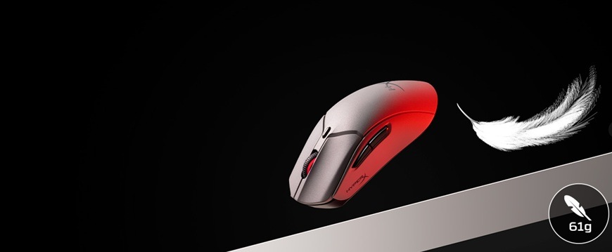 Myš HyperX Pulsefire Haste 2 Pro 4K sivá