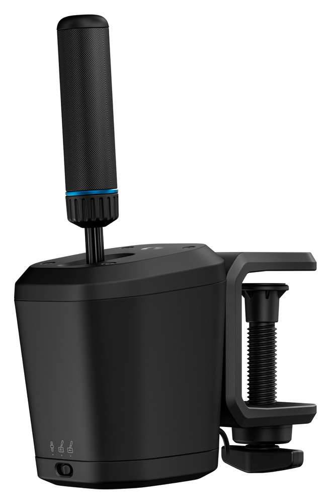 Radiaca páka a ručná brzda Logitech G RS Shifter & Handbrake s upevňovacou svorkou