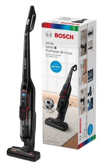 Tyčový vysávač Bosch BCH87POW1 Athlet ProPower 36Vmax, Serie 8 čierny