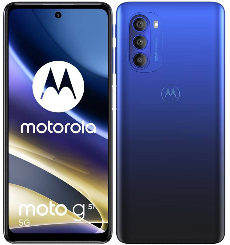 Mobilný telefón Motorola Moto G51 5G 4+64GB - Horizon Blue