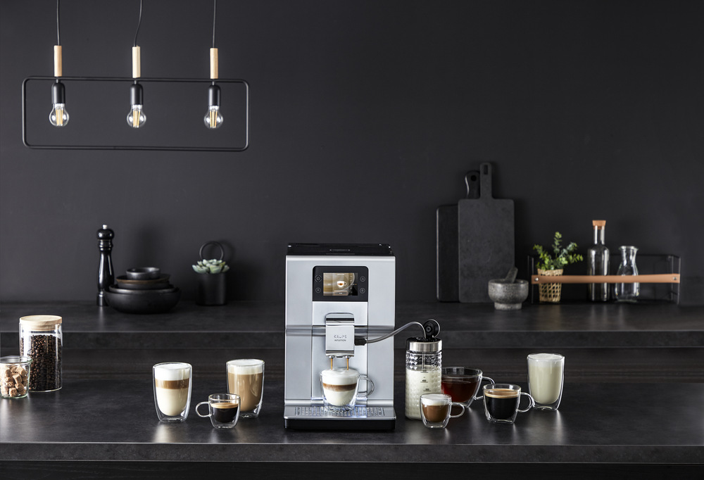 Automatický kávovar Krups Intuition Preference+ EA875E10 čierny/chróm