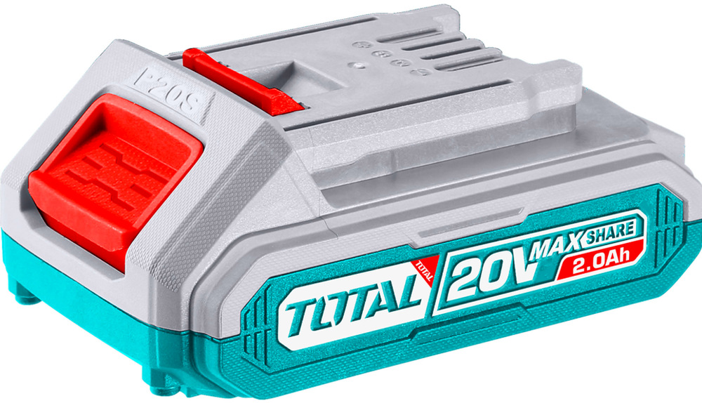 Akumulátor Total Tools P20S 20 V Share s kapacitou 2 000 mAh a svetelným indikátorom stavu nabitia