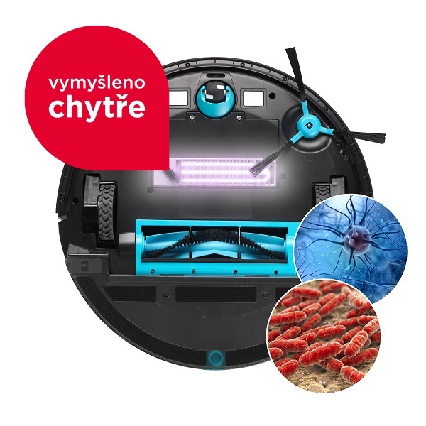 Robotický vysávač Concept Perfect Clean VR2020 3 v 1 Gyro Defender UVC Robotický vysávač Concept Perfect Clean VR2020 3 v 1 Gyro Defender UVC