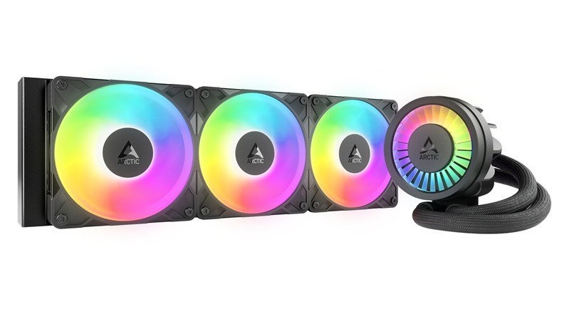 Vodný chladič Arctic Cooling Liquid Freezer III Pro 360 ARGB čierny