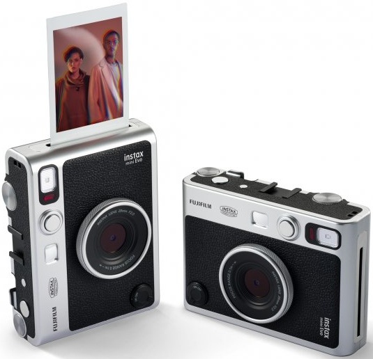 Instantný fotoaparát Fujifilm Instax mini EVO ružový Fujifilm Instax mini EVO (USB-C), čierna
