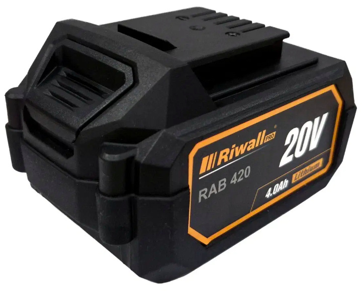 Píla reťazová Riwall RACS 4020i SET (s baterií) Akumulátor Riwall RAB 420 20 V 4,0 Ah kompatibilný s akumulátorovým programom Riwall 20 V