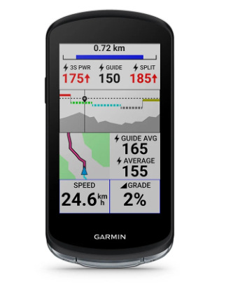 Cyklopočítač s GPS Garmin EDGE 1040 Bundle čierny