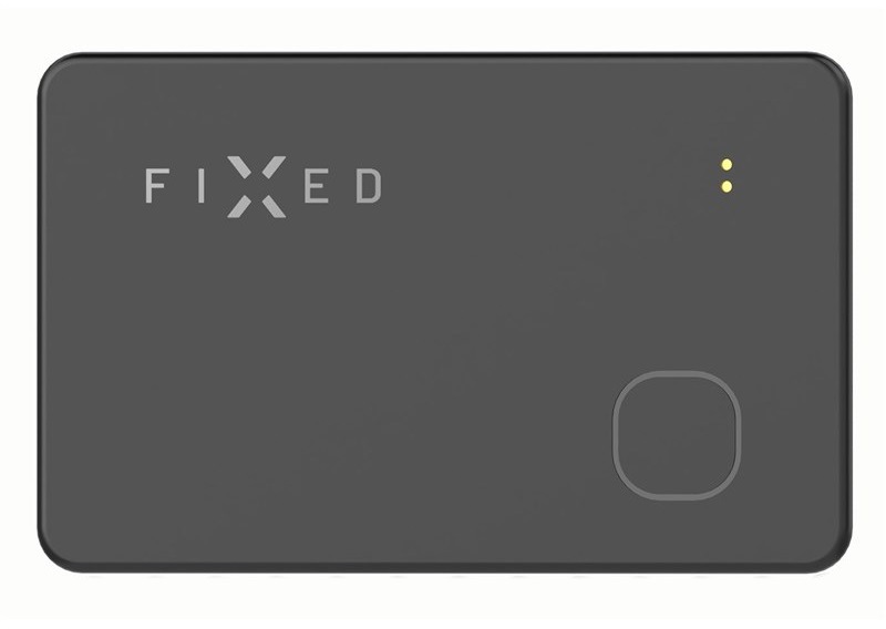 Lokátor FIXED Tag Card s podporou Find My, bezdrôtové nabíjanie čierny