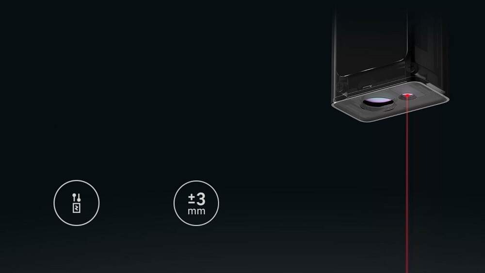 XIAOMI LASER MEASURE, MĚŘIČ VZDÁLENOSTI XIAOMI LASER MEASURE, MĚŘIČ VZDÁLENOSTI