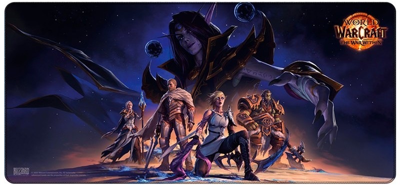 Podložka pod klávesnicu a myš FSH World of WarCraft: The War Within, XL s výrazným herným designom