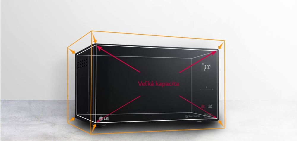 Mikrovlnná rúra LG MS23NECBW biela