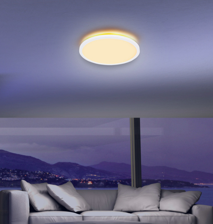 LED stropné svietidlo GLOBO Sapana, kulaté, 42 cm, 24W biele LED stropné svietidlo GLOBO Sapana, kulaté, 42 cm, 24W biele