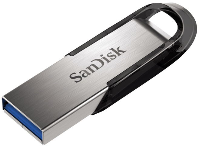 USB flashdisk SANDISK Ultra Flair 32GB strieborný/modrý USB flashdisk SANDISK Ultra Flair 32GB strieborný/modrý