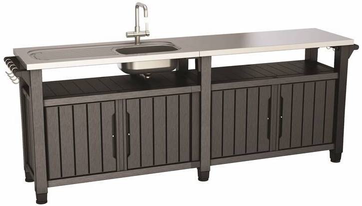 Stolík Keter UNITY CHEF 415 L grafit