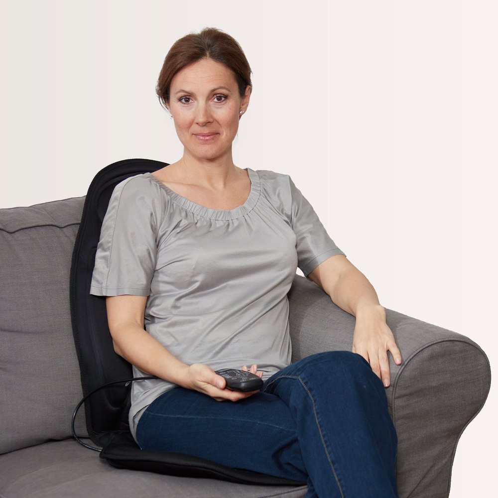 Masážna podložka Lanaform Back Massager čierna Masážna podložka Lanaform Back Massager čierna