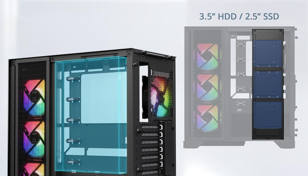 Case ADATA XPG Invader X biela Case ADATA XPG Invader X biela
