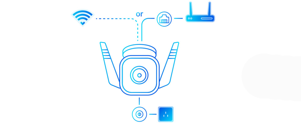 IP kamera TP-Link Tapo C310 biela IP kamera TP-Link Tapo C310 biela