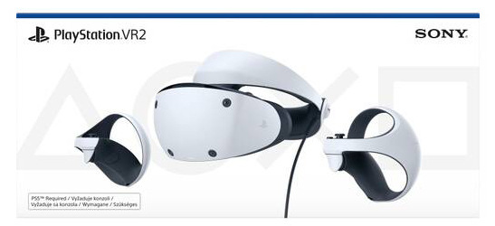 Okuliare pre virtuálnu realitu Sony PlayStation VR2 biele