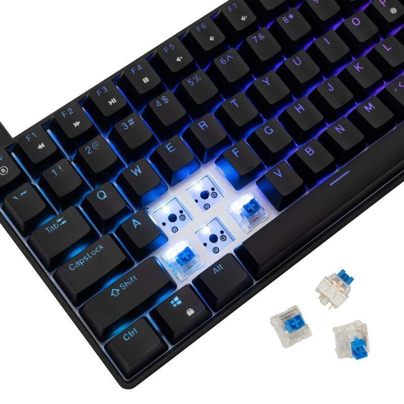 Klávesnica White Shark HAMACHI, RGB, Blue Switch, US layout čierna Klávesnica White Shark HAMACHI, RGB, Blue Switch, US layout čierna