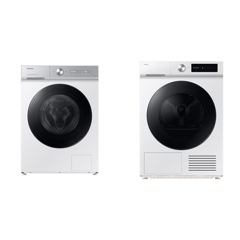 Set práčka Samsung WW90DB8U95GHU4 biela farba + sušička DV90DB7845GWU4 biela farba