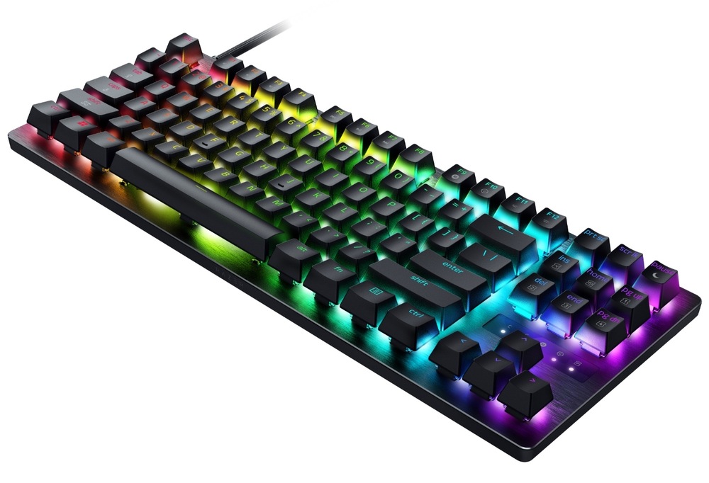 Klávesnica Razer Huntsman V3 Tenkeyless 8KHz, US Layout čierna Herná klávesnica Razer Huntsman V3 Tenkeyless s RGB podsvietením v kompaktnom TKL prevedení