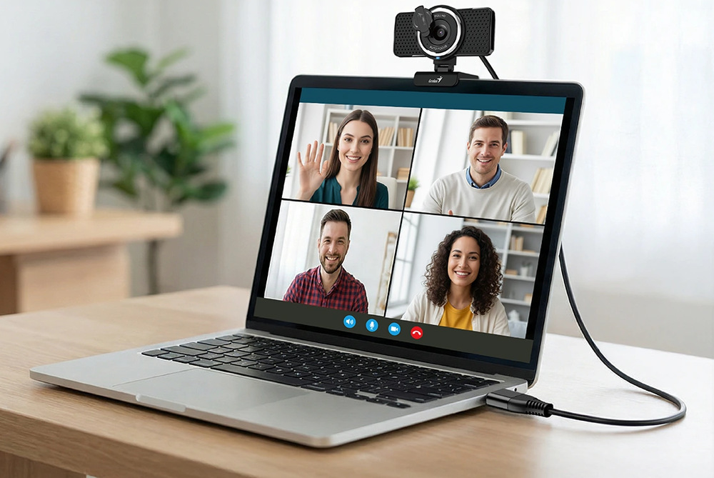 Genius ECam 8020AF disponuje USB-A aj USB-C