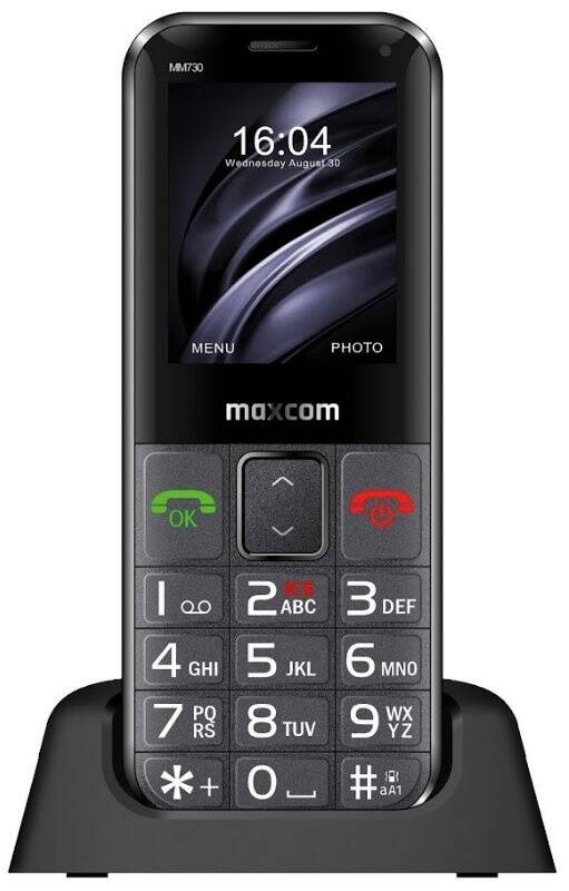 Mobilný telefón MaxCom Comfort MM730 čierny MaxCom Comfort MM730