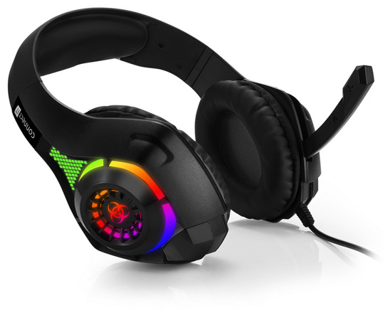 Headset Connect IT Biohazard RGB CHP-4511 čierny Headset Connect IT Biohazard RGB CHP-4511 čierny
