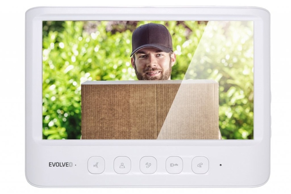 Dverný videotelefón Evolveo DoorPhone IK06 biely
