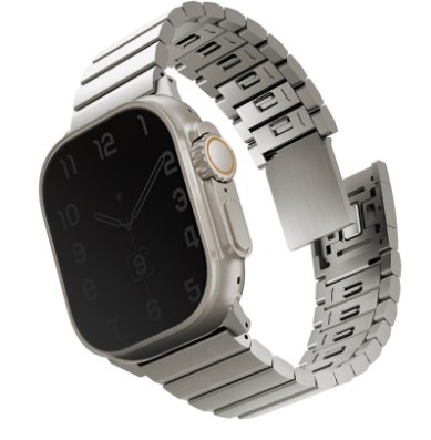 Remienok Uniq Strova Mag na Apple Watch 42/44/45/49mm Titanium