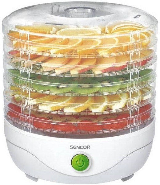 Sušička ovocia Sencor SFD 750WH biela