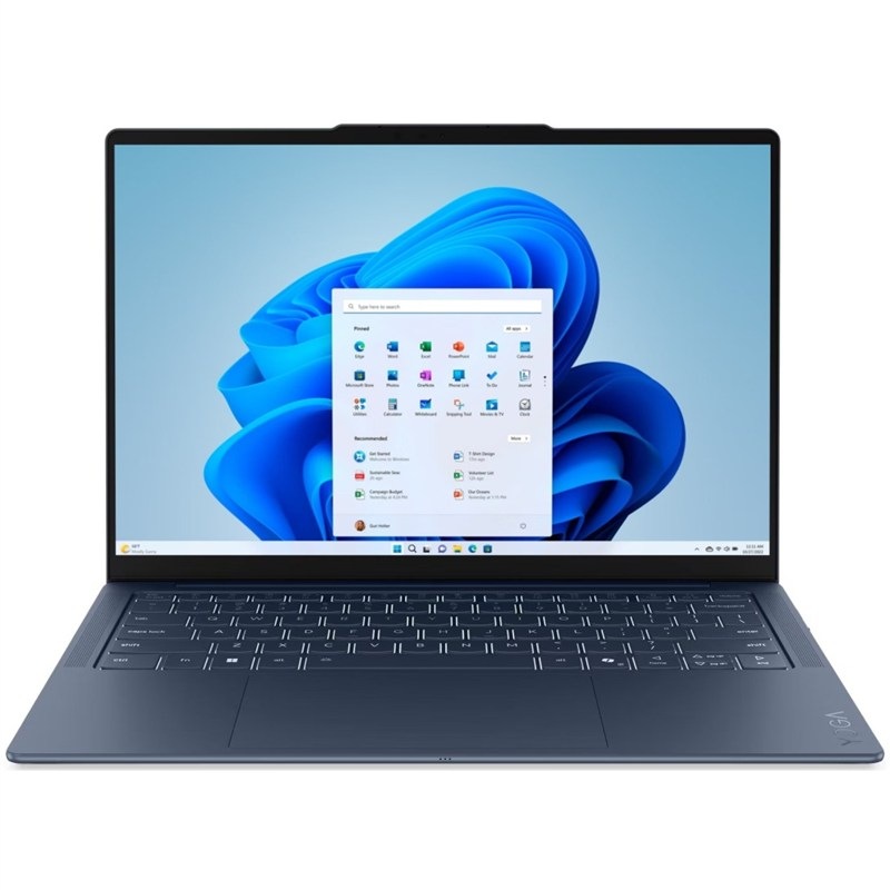 Notebook Lenovo Yoga Slim 7 (14Q8Y11), modrá farba.