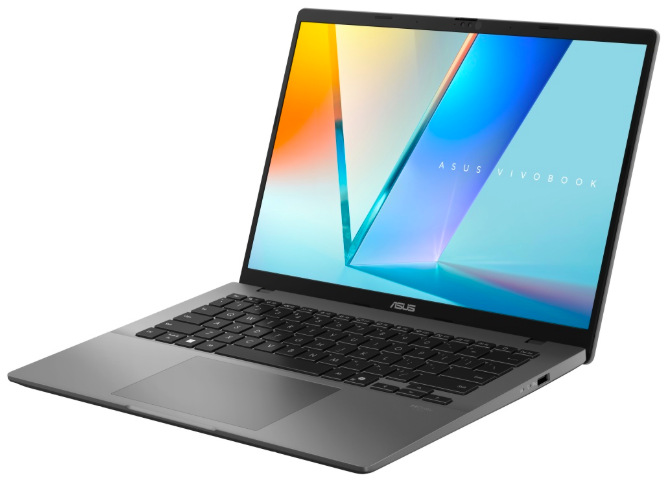 ASUS Vivobook S14 M3407KA-OLED115Z z pravého uhla s OLED displejom