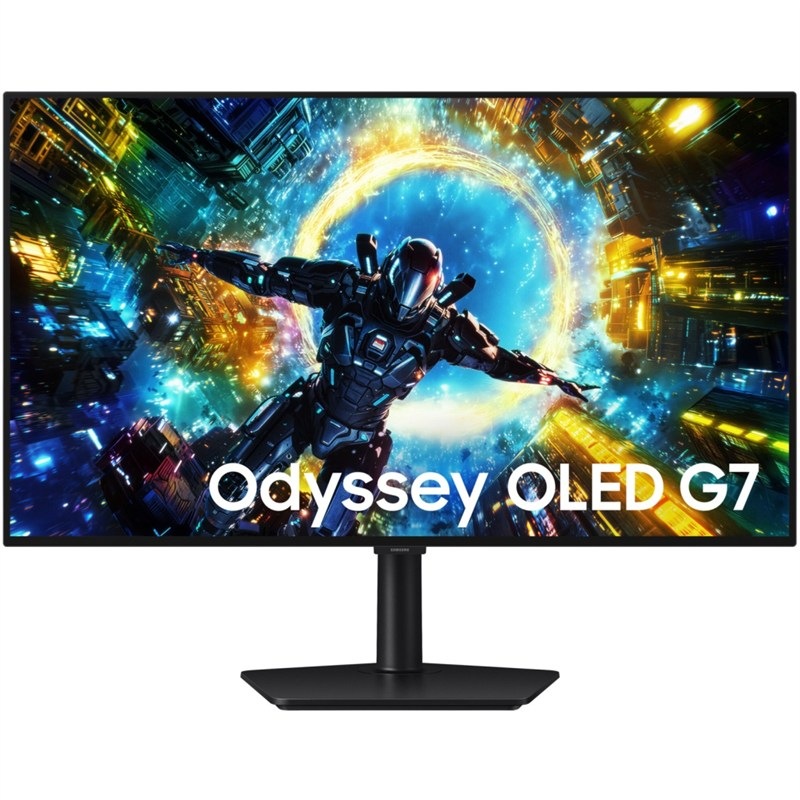 Herný monitor Samsung Odyssey G7 (G73SH) 32", OLED podsvietenie, OLED panel, 0.03ms, 1500000: 1, 1300cd/m2, 3840 × 2160, - čierny