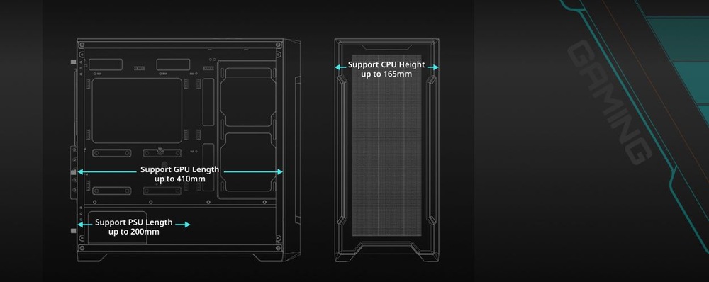 Case GIGABYTE C102G čierna Gigabyte C102GI (GB-C102G)