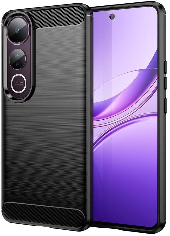 Kryt na mobil WG Carbon na Vivo V50 Lite 4G/5G - čierny