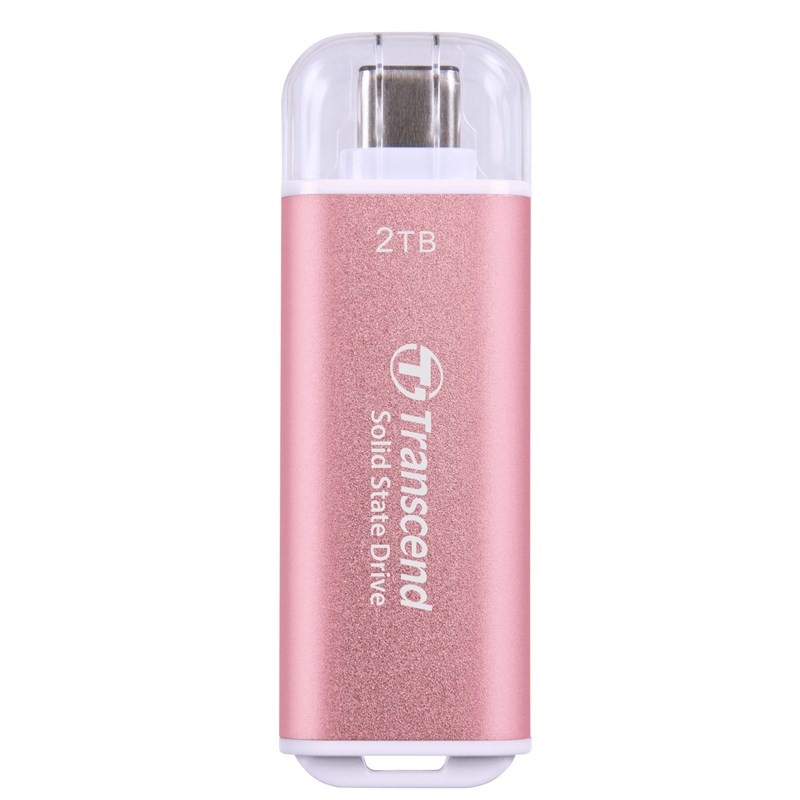 SSD externý Transcend ESD300P 2TB, USB-C ružový