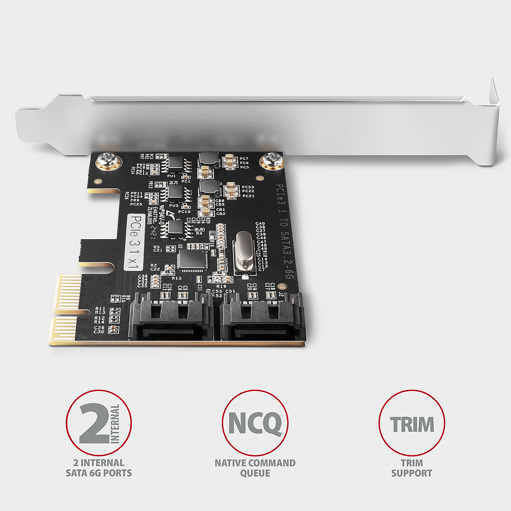 Radič Axagon PCES-SJ2 - 2x SATA 6G port Radič Axagon PCES-SJ2 - 2x SATA 6G port